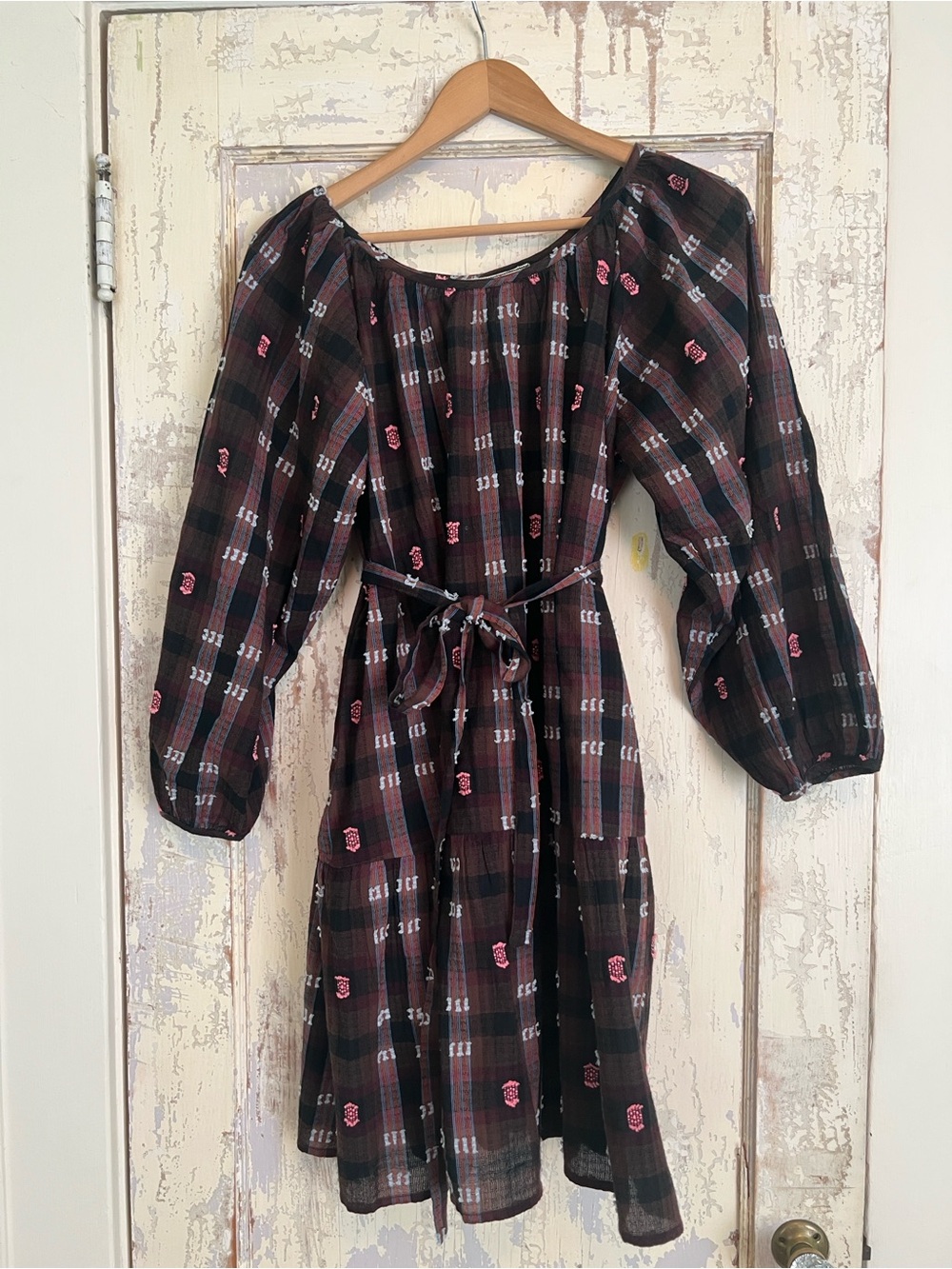 Ace & Jig Jolene Dress in textile “Scholar” size S